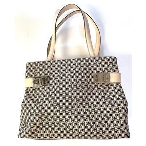 Salvatore Ferragamo Gancio Jacquard Handbag